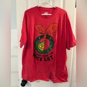 Red Grinch Graphic T-Shirt